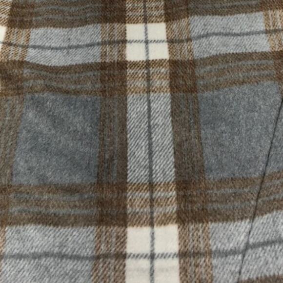 Bagatelle Collection Gray Brown Plaid Asymmetric
Hem Mini Skirt NEW Size SMALL - Picture 5 of 10